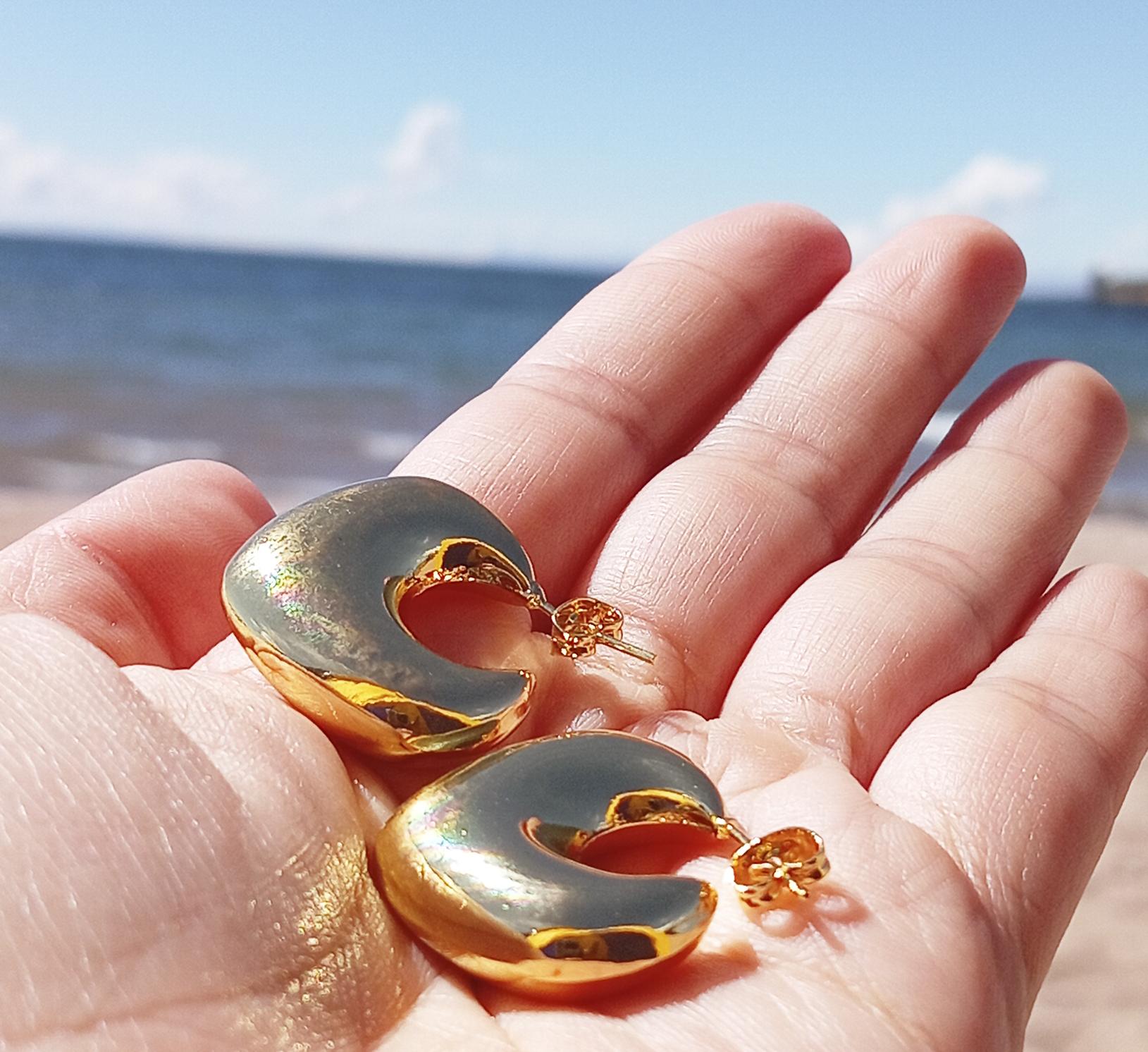 Argollas Gravity Oro - Imagen 3